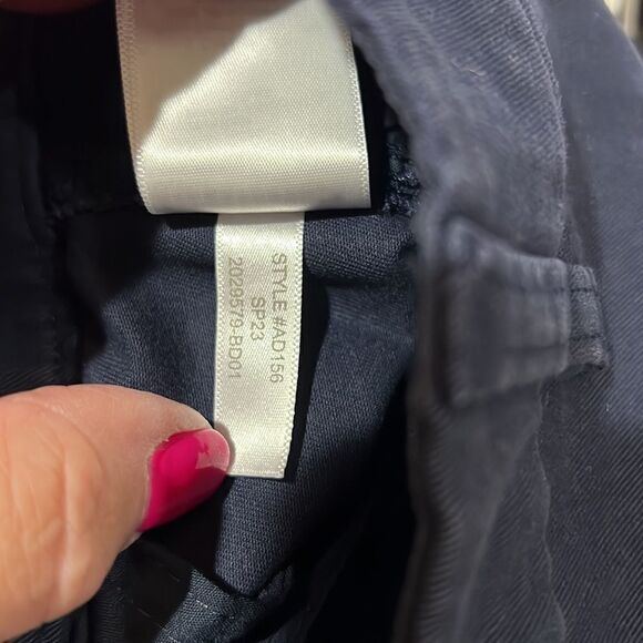 J. Crew Factory High-rise girlfriend chino pant Navy blue EUC size 0 - Picture 12 of 13